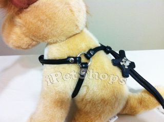Brand New Stye Safe Dog Harness PU Leather Dog Harness BL