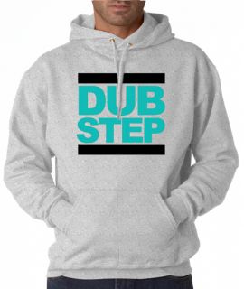 Dubstep Run DMC Style Teal 50 50 Pullover Hoodie
