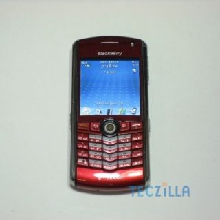 Blackberry Pearl 8100 T Mobile MyFaves Unlocked GSM Camera Phone Red B 