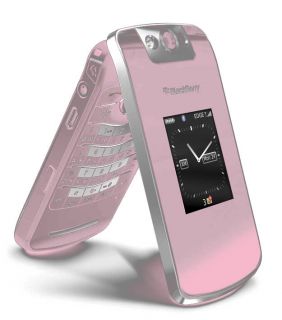 New Unlocked Blackberry Pearl Flip 8220 Pink WiFi Smartphone 