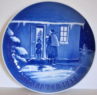 Bing and Grondahl 1958 Christmas Plate