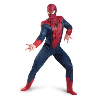 Amazing Spider Man Classic Costume Jumpsuit Adult New