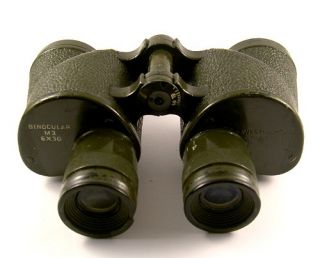 WWII Green M3 Binoculars with M17 Case 6 x 30 Westinghouse 1944 HMR H 