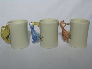 Fitz and Floyd Bird in Hand Mugs Coffee Mug 1978