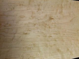 WIDE! FIGURED! BIG EYED! Birdseye Curly Maple Board Wood Lumber 11X60 