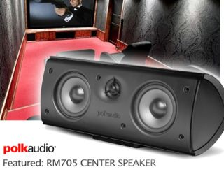 Polk Audio RM7 Center Channel Speaker RM705 Center Channel Speaker 