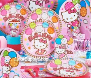 Hello Kitty Birthday Party Supplies Plates Cups Napkins Selection New 