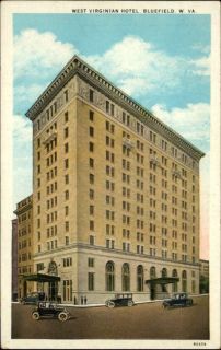 Bluefield WV West Virginian Hotel c1910 Postcard