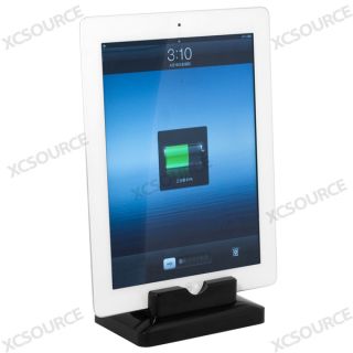 Black Dock Docking Station Cradle Charger for The New Apple iPad 2 3 