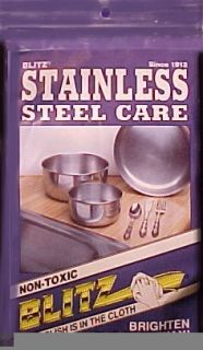 blitz stainless steel care cleans polish w e l c o m e to our e b a y 