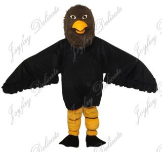Black Hawk Eagle Goshawk Adult Size Mascot Costume