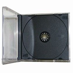 100 Standard Black CD Jewel Case