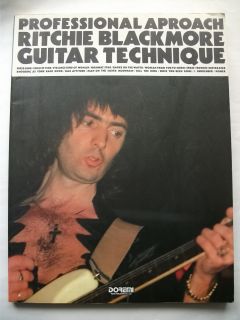 Ritchie Blackmore Guitar Technique Japan Guitar Score Tab