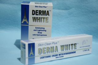 Skin Lightening Derma White Cream Soap Saver Combo