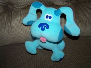   Nickelodeon Viacom Blues Clues 7 Soft Plush Blue Puppy Dog VGC