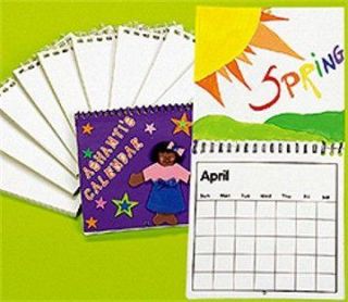 Blank 6 x 6 Calendar for Scrapbooking Paper Crafts Etc