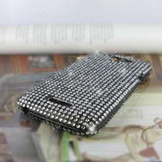   Accessory Black Hard Full Diamond Bling Case Cover for HTC One X