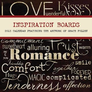 Inspiration Boards 2013 Wall Calendar