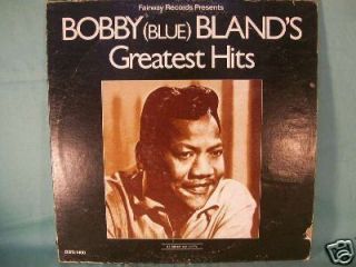 Bobby Blue Bland Greatest Hits LP Album Record
