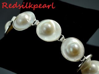 Gorgeous 20mm White Biwa Keshi Freshwater Pearl Drop Stud Earrings 