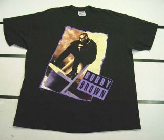 Vintage 1993 Bobby Brown Humpin Around Concert Tour T Shirt Mens XL 