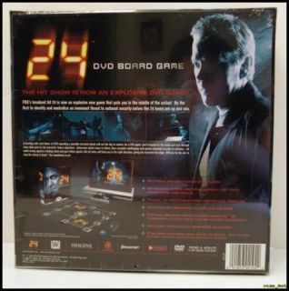 24 DVD Board Game CTU Agent Jack Bauer Emmy Award Winning Blockbuster 