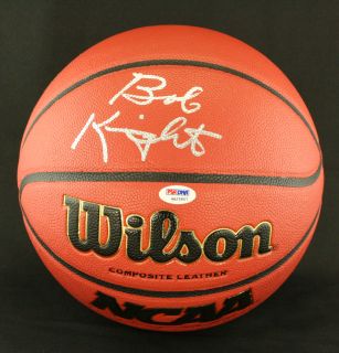 Bobby Knight Signed Wilson I O NCAA Basketball Indiana ITP PSA DNA 