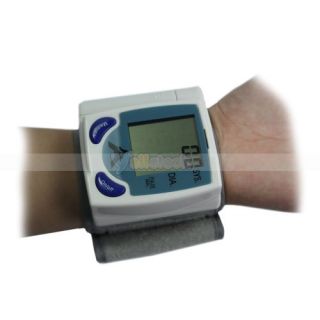 Automatic Wrist Blood Pressure Pulse Monitor New