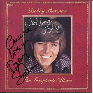 BOBBY SHERMAN SIGNED AUTOGRAPHED CD BOOKLET AUTOGRAPH W/ WITH LOVE 