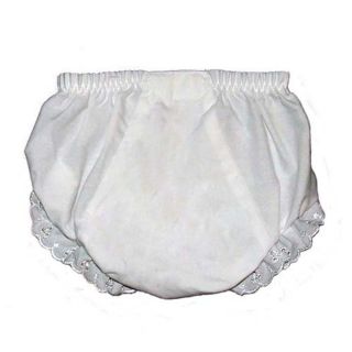  Baby Diaper Covers Bloomers White 12 Months