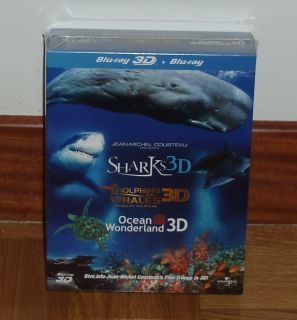 Blu Ray 3D Blu Ray Delfines Y Ballenas Tiburones Oceanos Maravillosos 