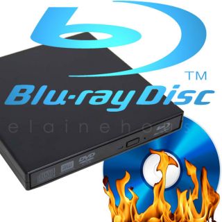External Blu Ray 6X Burner Writer Reader 3D USB 2 0 Drive DVD CD ±RW 