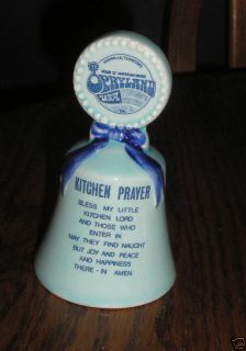  Opryland U s A Blue Bell with Kitchen Prayer