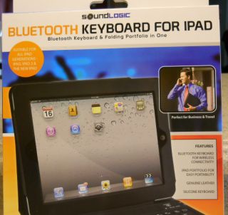 Soundlogic Bluetooth Keyboard for iPad iPad2 The New iPad