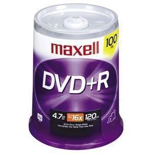   Disc 16x 4 7GB Maxell Blank Disk New Writable DVDR Recordable