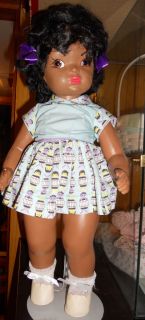 Doll Terri Lee Black Terri Bonnie Lou 1950s Tagged Dress