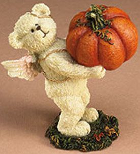 Lil Wing Punky Boyd Angel Bear w Pumpkin GREAT HALLOWEEN OR 