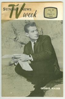 Bob Crane Lorne Greene Lloyd Bridges Lucy Claude Rains Starr 1962 