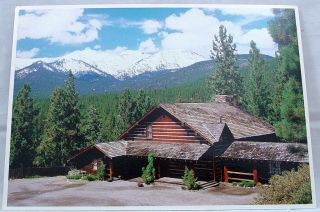 Postcard Ponderosa Ranch Bonanza Lake Tahoe Nevada New