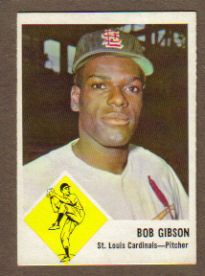  1963 Fleer Baseball 61 Bob Gibson Cardinals