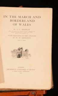 1905 in The March and Borderland of Wales A G Bradley Illustrated 