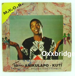 Femi Kuti The Positive Force Myob Nigeria Kalakuta 1991 Mind Your Own 