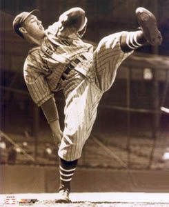 BOB FELLER Cleveland Indians c.1938 Sepia Toned Classic Baseball 