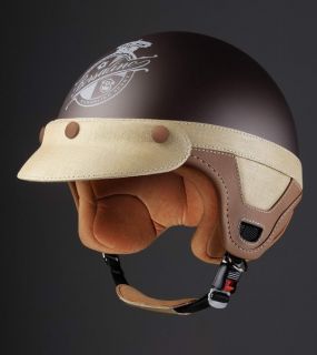 Borsalino Authentic Panama Motorcycle Scooter Vespa Helmet Matt 
