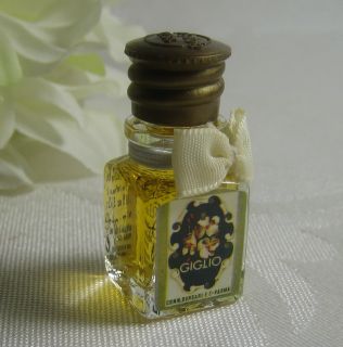 Vintage Borsari Giglio Perfume Mini 12 FL oz EDP Splash