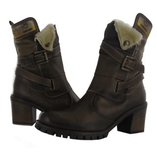   brown material leather fall bosco hard wear fabulous women boots by