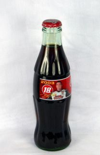 Coke Bottle Full 2003 Coca Cola Racing Bobby Labonte 18