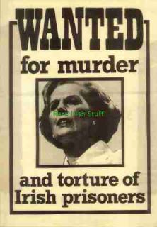  Murder Margaret Thatcher Hunger Striker 1981 Bobby Sands Print