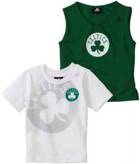 Boston Celtics Adidas Toddler Tip Off Combo Pack 2 Shirts sz 4T