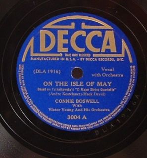  Decca 78 RPM 10" Connie Boswell VG